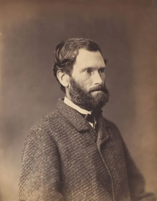 Framed Print : [Bearded Man in Tweed Jacket], early 1860s. Creator: Attributed to Alexander Gardner
