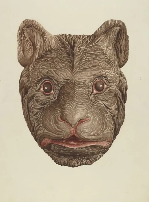 Framed Print : Bear's Head, c. 1939. Creator: Laura Bilodeau Framed Print : Bear's Head, c. 1939. Creator: Laura Bilodeau