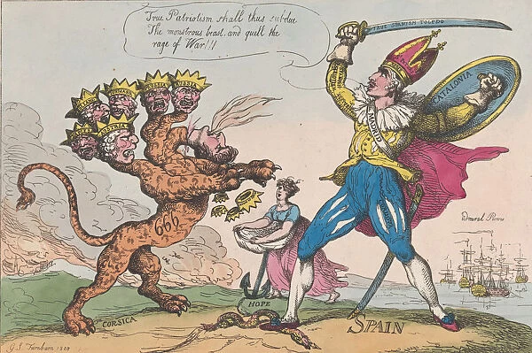 The Beast As Described In The Revelations, Chap. 13, Resembling Napoleon Buonapar