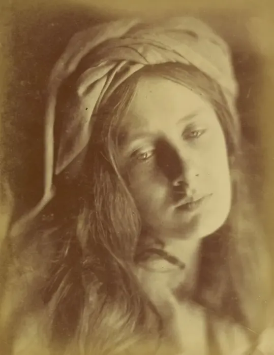 Framed Print : Beatrice, 1866. Creator: Julia Margaret Cameron