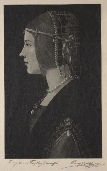 Framed Print : Beatrice dEste, 1907. Creator: Henry Wolf (American, 1852-1916) Framed Print : Beatrice dEste, 1907. Creator: Henry Wolf (American, 1852-1916)