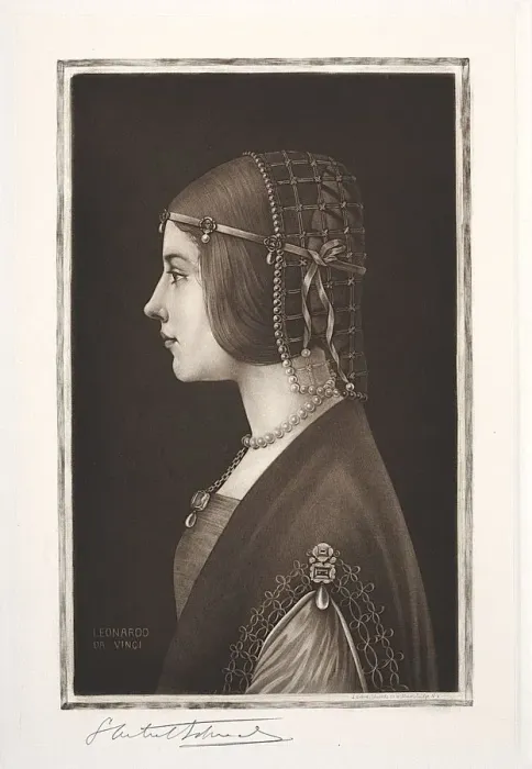 Framed Print : Beatrice DEste, 19th-20th century. Creator: Samuel Arlent-Edwards (American, 1862-1938) Framed Print : Beatrice DEste, 19th-20th century. Creator: Samuel Arlent-Edwards (American, 1862-1938)