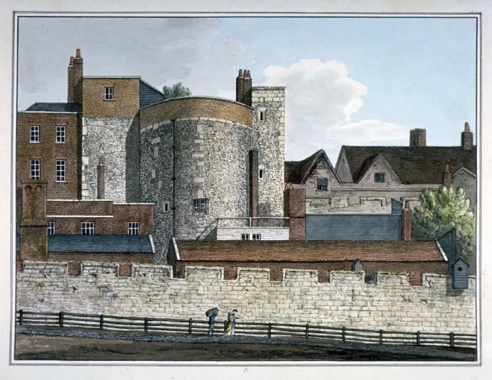 Framed Print : Beauchamp Tower, Tower of London, 1801. Artist: Charles Tomkins Framed Print : Beauchamp Tower, Tower of London, 1801. Artist: Charles Tomkins
