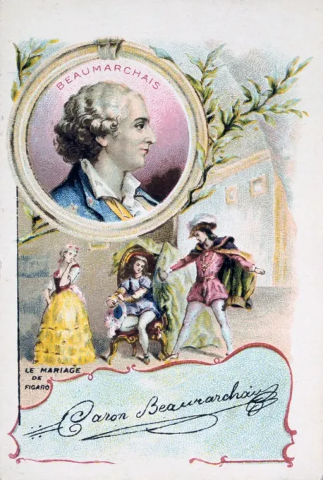 Framed Print : Beaumarchais and The Marriage of Figaro, 1784 (c1900) Framed Print : Beaumarchais and The Marriage of Figaro, 1784 (c1900)