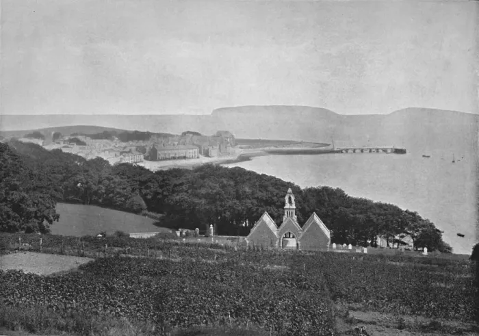 Framed Print : Beaumaris - Looking Towards The Landing-Stage, 1895 Framed Print : Beaumaris - Looking Towards The Landing-Stage, 1895