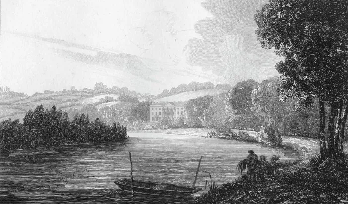 Framed Print : Beaumont Lodge, Lord Ashbrooke, 1810. Artist: William Bernard Cooke Framed Print : Beaumont Lodge, Lord Ashbrooke, 1810. Artist: William Bernard Cooke