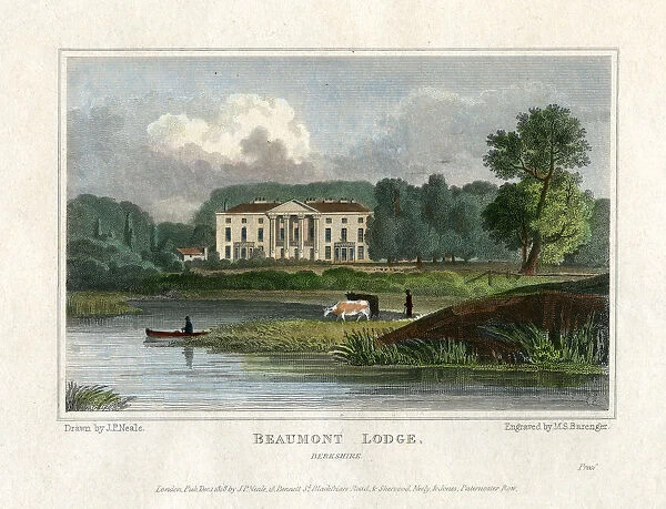 Beaumont Lodge, Windsor, Berkshire, 1818. Artist: MS Barenger