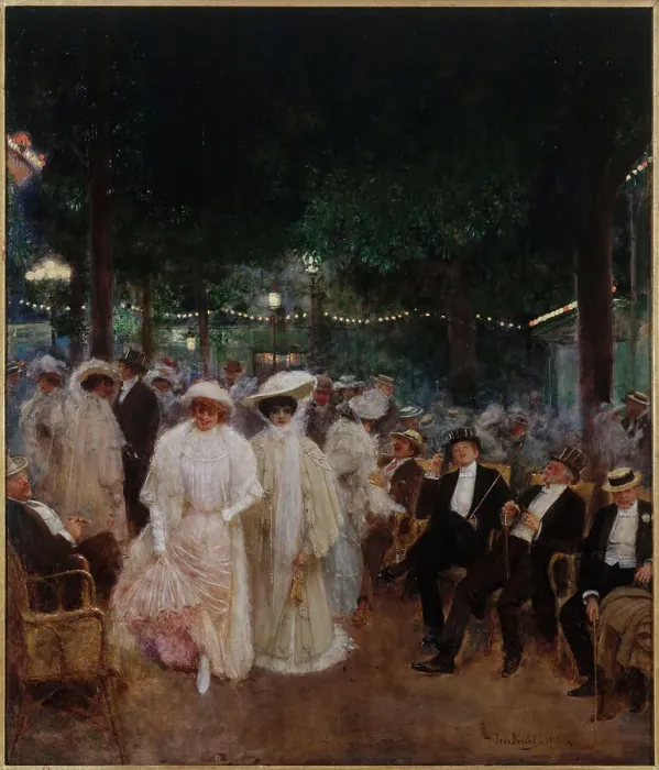 Framed Print : Beauties of the night, 1905. Creator: Jean Beraud Framed Print : Beauties of the night, 1905. Creator: Jean Beraud