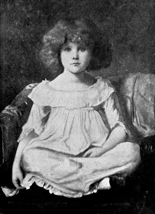 Framed Print : Beautiful Children at the Grafton Gallery: Cicely, Daughter of E. Wormald... - W. B. Richmond, 1895. Creator: Unknown Framed Print : Beautiful Children at the Grafton Gallery: Cicely, Daughter of E. Wormald... - W. B. Richmond, 1895. Creator: Unknown