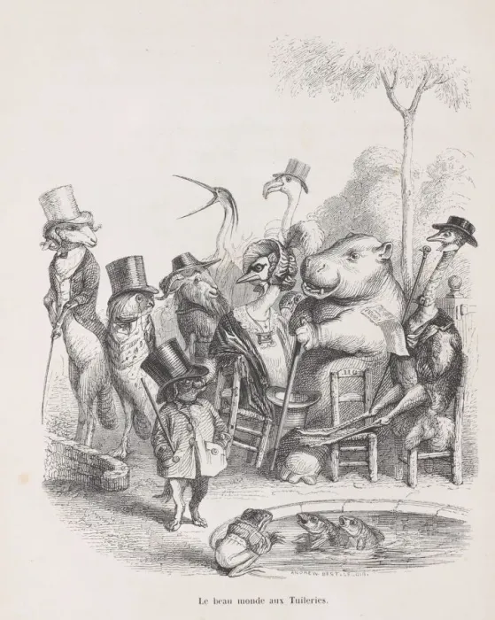 Framed Print : The Beautiful World of the Tuileries from Scenes from the Private and Public Life o Framed Print : The Beautiful World of the Tuileries from Scenes from the Private and Public Life o