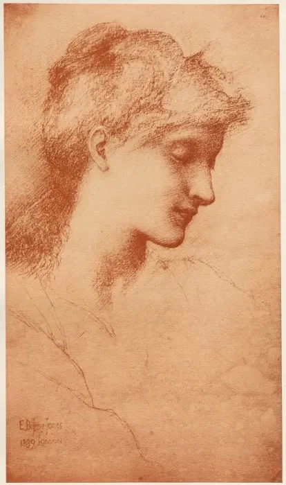 Framed Print : Beauty, 1887-1889. Creator: Edward Burne-Jones (British, 1833-1898); Imprimerie Champenois Framed Print : Beauty, 1887-1889. Creator: Edward Burne-Jones (British, 1833-1898); Imprimerie Champenois