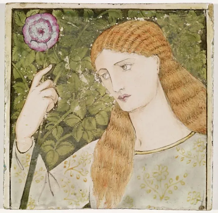 Framed Print : Beauty and the Beast - The Merchant's Daughter, known as Beauty, 1863-64. Creators: Kate Faulkner, Lucy Faulkner Framed Print : Beauty and the Beast - The Merchant's Daughter, known as Beauty, 1863-64. Creators: Kate Faulkner, Lucy Faulkner