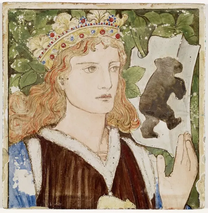 Framed Print : Beauty and the Beast - The Prince, formerly the Beast, 1863-64. Creators: Kate Faulkner, Lucy Faulkner Framed Print : Beauty and the Beast - The Prince, formerly the Beast, 1863-64. Creators: Kate Faulkner, Lucy Faulkner
