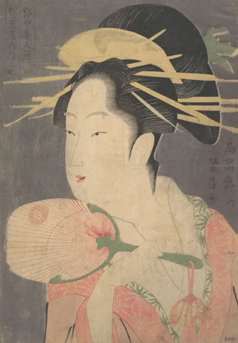 Framed Print : A Beauty. Creator: Chokosai Eisho Framed Print : A Beauty. Creator: Chokosai Eisho