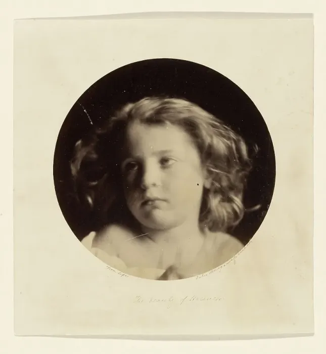 Framed Print : The Beauty of Holiness, 1866. Creator: Julia Margaret Cameron Framed Print : The Beauty of Holiness, 1866. Creator: Julia Margaret Cameron