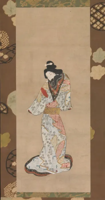 Framed Print : Beauty of the Kanbun Era, late 17th century. Creator: Unknown Framed Print : Beauty of the Kanbun Era, late 17th century. Creator: Unknown