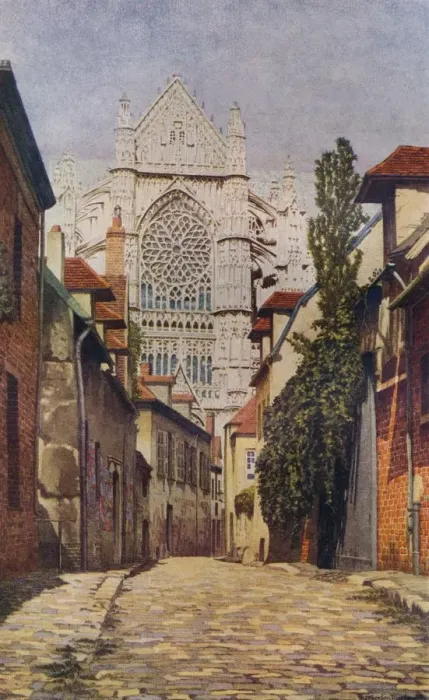 Framed Print : Beauvais Cathedral, c20th century (1933). Artist: Herbert Gordon Warlow Framed Print : Beauvais Cathedral, c20th century (1933). Artist: Herbert Gordon Warlow