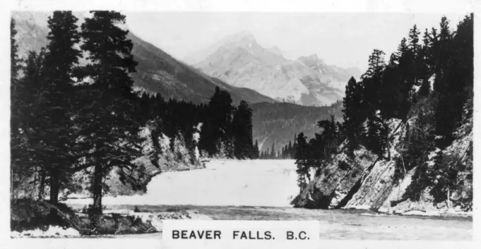 Framed Print : Beaver Falls, British Columbia, Canada, c1920s Framed Print : Beaver Falls, British Columbia, Canada, c1920s