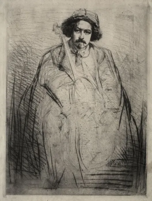 Framed Print : Becquet. Creator: James McNeill Whistler (American, 1834-1903) Framed Print : Becquet. Creator: James McNeill Whistler (American, 1834-1903)