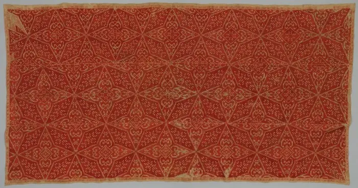 Framed Print : Bed Curtain, 1700s. Creator: Unknown Framed Print : Bed Curtain, 1700s. Creator: Unknown