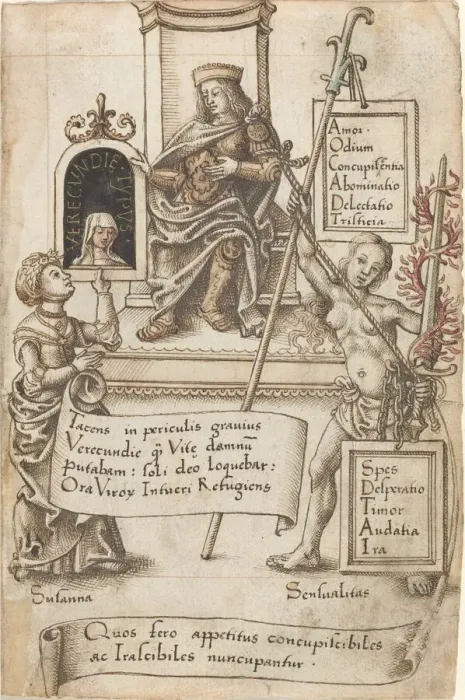Framed Print : Always Have the Bedclothes Folded up [fol. 41 recto], c. 1512  /  1515. Creator: Unknown