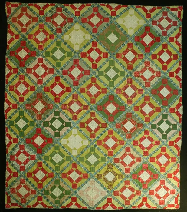 Framed Print : Bedcover ('Album Patch or Signature Quilt), United States, 1847 / 48. Creator: Unknown. Bedcover ('Album Patch or Signature Quilt), United States, 1847 / 48. Creator: Unknown Framed Print : Bedcover ('Album Patch or Signature Quilt), United States, 1847 / 48. Creator: Unknown. Bedcover ('Album Patch or Signature Quilt), United States, 1847 / 48. Creator: Unknown