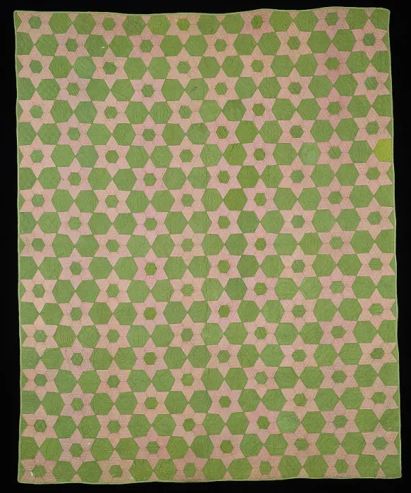 Framed Print : Bedcover (Bride's Quilt), United States, 1868. Creator: Sarah Catherine McClanahan Framed Print : Bedcover (Bride's Quilt), United States, 1868. Creator: Sarah Catherine McClanahan
