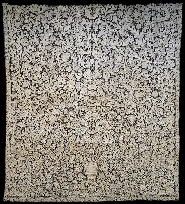 Framed Print : Bedcover or Hanging, Italy, 1701 / 25. Creator: Unknown Framed Print : Bedcover or Hanging, Italy, 1701 / 25. Creator: Unknown