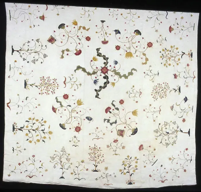 Framed Print : Bedcover, United States, 1750 / 70. Creator: Unknown