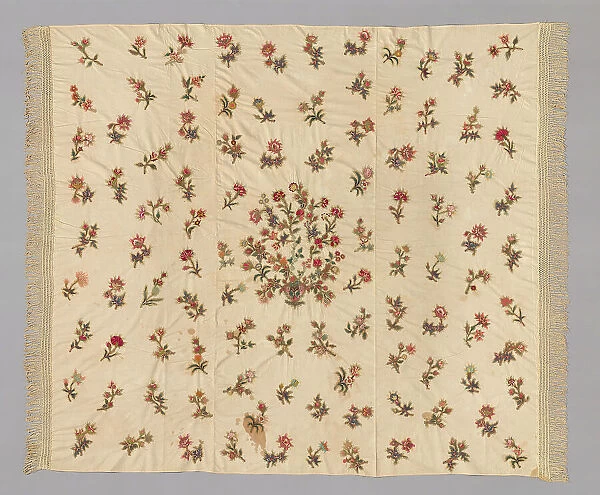 Bedcover, United States, 1801 / 25. Creator: Unknown
