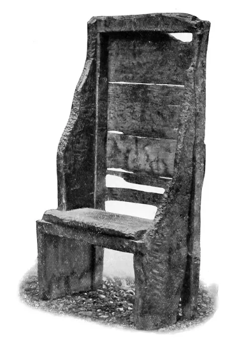 Framed Print : Bedes chair, Jarrow, (c1920) Framed Print : Bedes chair, Jarrow, (c1920)