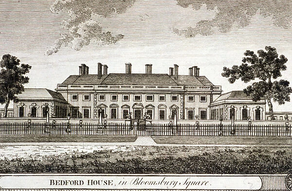 Bedford House, Bloomsbury Square, Holborn, London, c1820