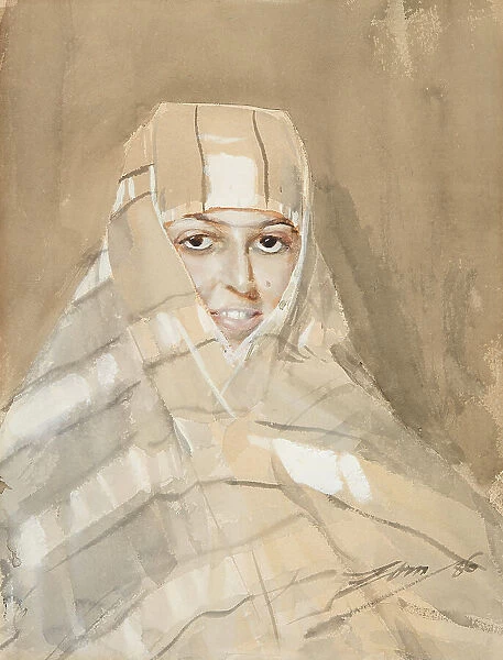 Bedouin Girl, 1886. Creator: Anders Leonard Zorn