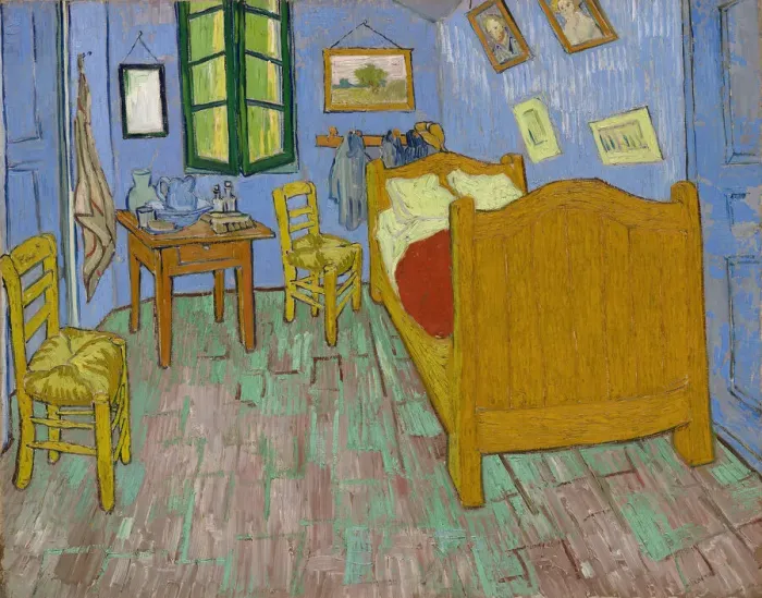 Framed Print : The Bedroom, 1889. Creator: Vincent van Gogh