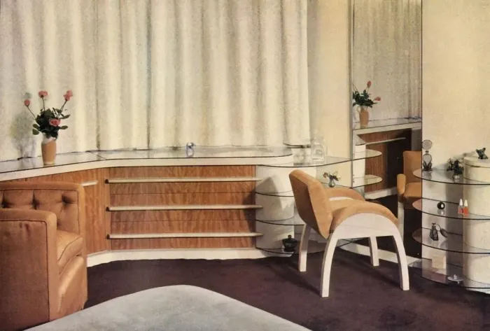 Framed Print : Bedroom in Hampstead, London, designed by J. Duncan Miller for Mrs. Schneerson, 1937 Framed Print : Bedroom in Hampstead, London, designed by J. Duncan Miller for Mrs. Schneerson, 1937