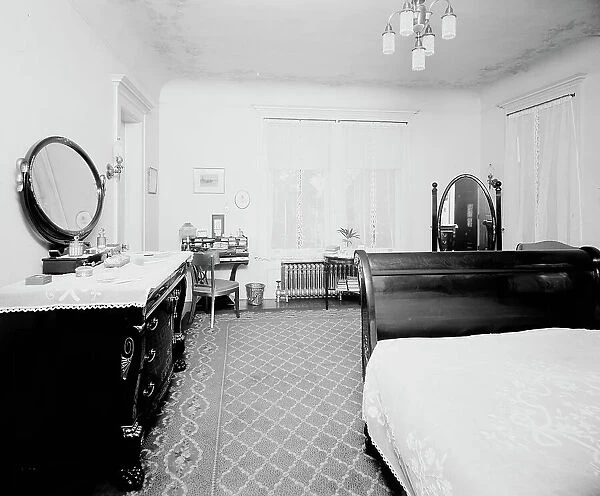 Bedroom, residence of Mr. Fair, 40 Putnam Avenue, Detroit, Mich. between 1905 and 1915. Creator: Unknown