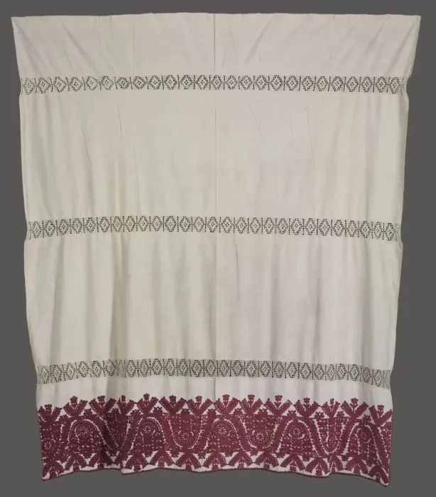Framed Print : Bedspread, late 1800s. Creator: Unknown Framed Print : Bedspread, late 1800s. Creator: Unknown