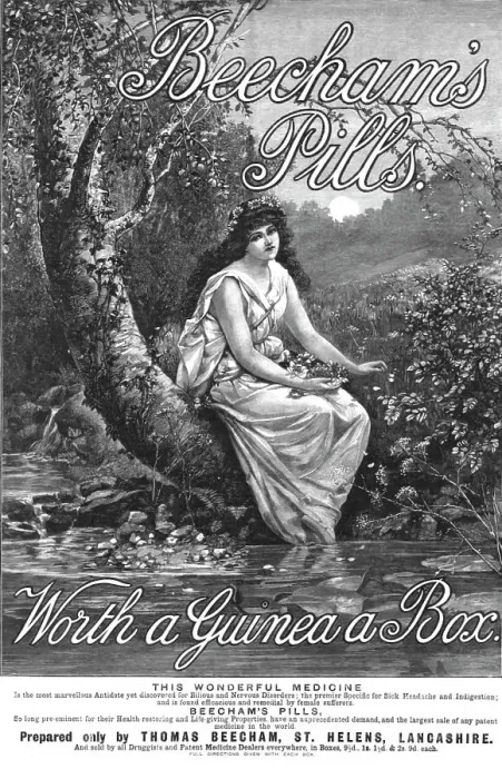 Framed Print : Beecham's Pills, 1891. Creator: Unknown Framed Print : Beecham's Pills, 1891. Creator: Unknown