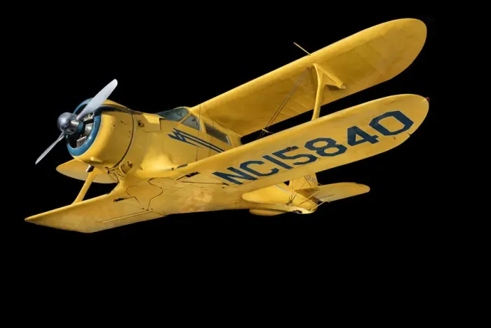 Framed Print : Beechcraft C17L Staggerwing, 1932-1948. Creator: Beech Aircraft Corporation Framed Print : Beechcraft C17L Staggerwing, 1932-1948. Creator: Beech Aircraft Corporation