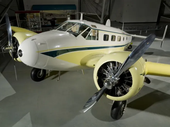 Framed Print : Beechcraft D18S Twin Beech, 1937-1969. Creator: Beech Aircraft Corporation Framed Print : Beechcraft D18S Twin Beech, 1937-1969. Creator: Beech Aircraft Corporation