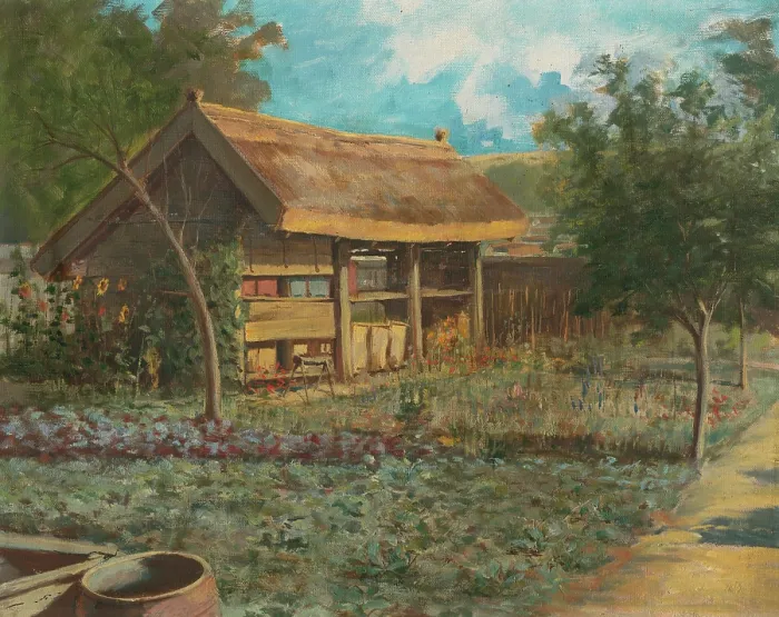 Framed Print : Beehouse, 1880-1920. Creator: Unknown Framed Print : Beehouse, 1880-1920. Creator: Unknown