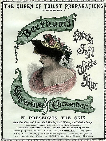 Beethams Glycerine and Cucumber Cream, 19th century
