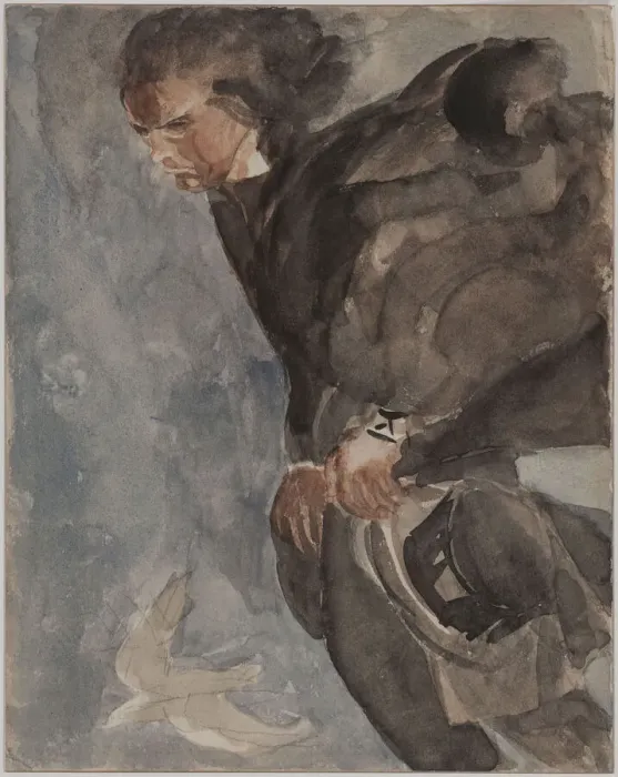 Framed Print : Beethoven. Creator: Bourdelle, Antoine (1861-1929) Framed Print : Beethoven. Creator: Bourdelle, Antoine (1861-1929)