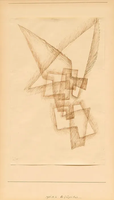 Framed Print : Beflügeltes (Winged), 1931. Creator: Klee, Paul (1879-1940) Framed Print : Beflügeltes (Winged), 1931. Creator: Klee, Paul (1879-1940)