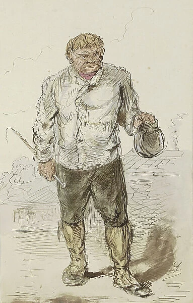 Beggar, c.1854-c.1887. Creator: Alexander Ver Huell