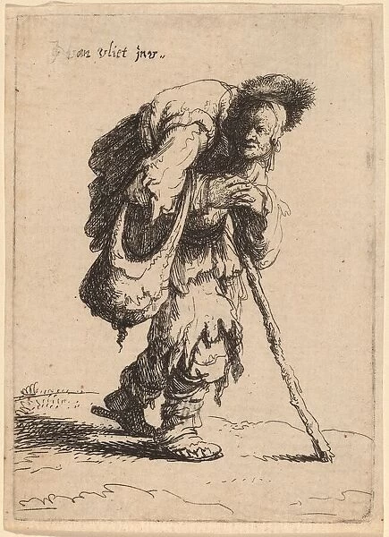 Beggar Carrying a Woman on His Back, 1632. Creator: Jan Georg van Vliet