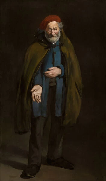 Beggar with a Duffle Coat (Philosopher), 1865 / 67. Creator: Edouard Manet
