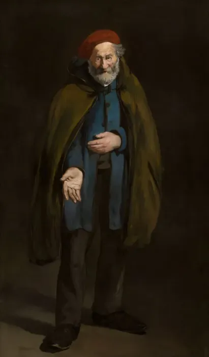 Framed Print : Beggar with a Duffle Coat (Philosopher), 1865 / 67. Creator: Edouard Manet Framed Print : Beggar with a Duffle Coat (Philosopher), 1865 / 67. Creator: Edouard Manet