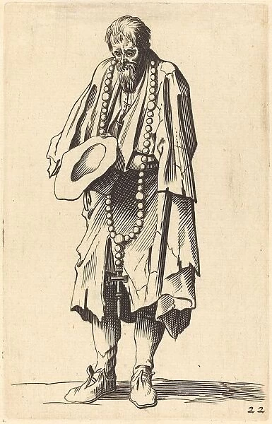 Beggar with Rosary. Creator: Unknown