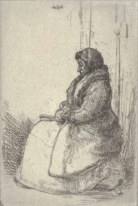 Framed Print : Beggar of St. Sulpice, 1898. Creator: Ernest Haskell Framed Print : Beggar of St. Sulpice, 1898. Creator: Ernest Haskell